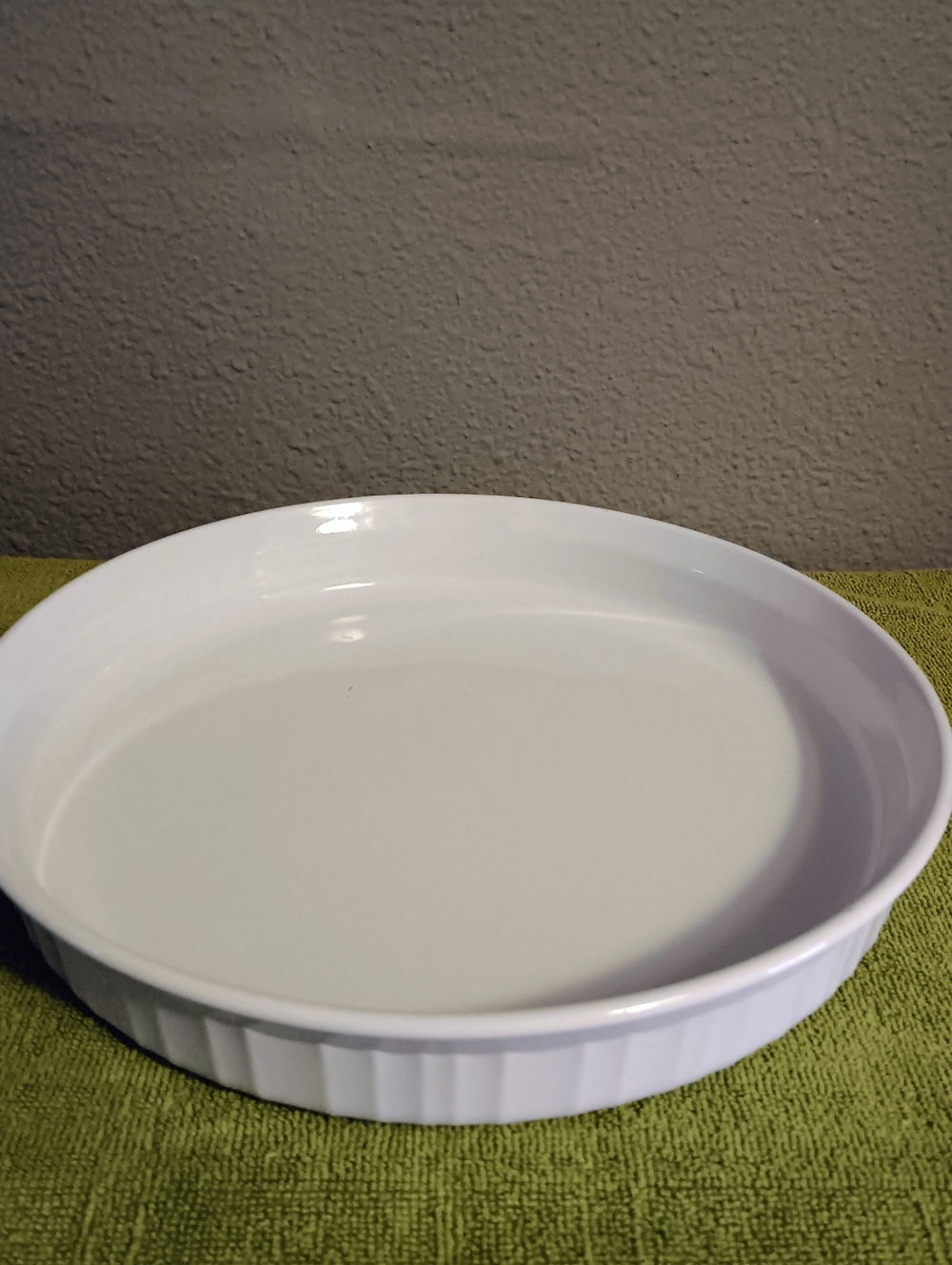 Corningware French White Quiche Pan Baking Dish